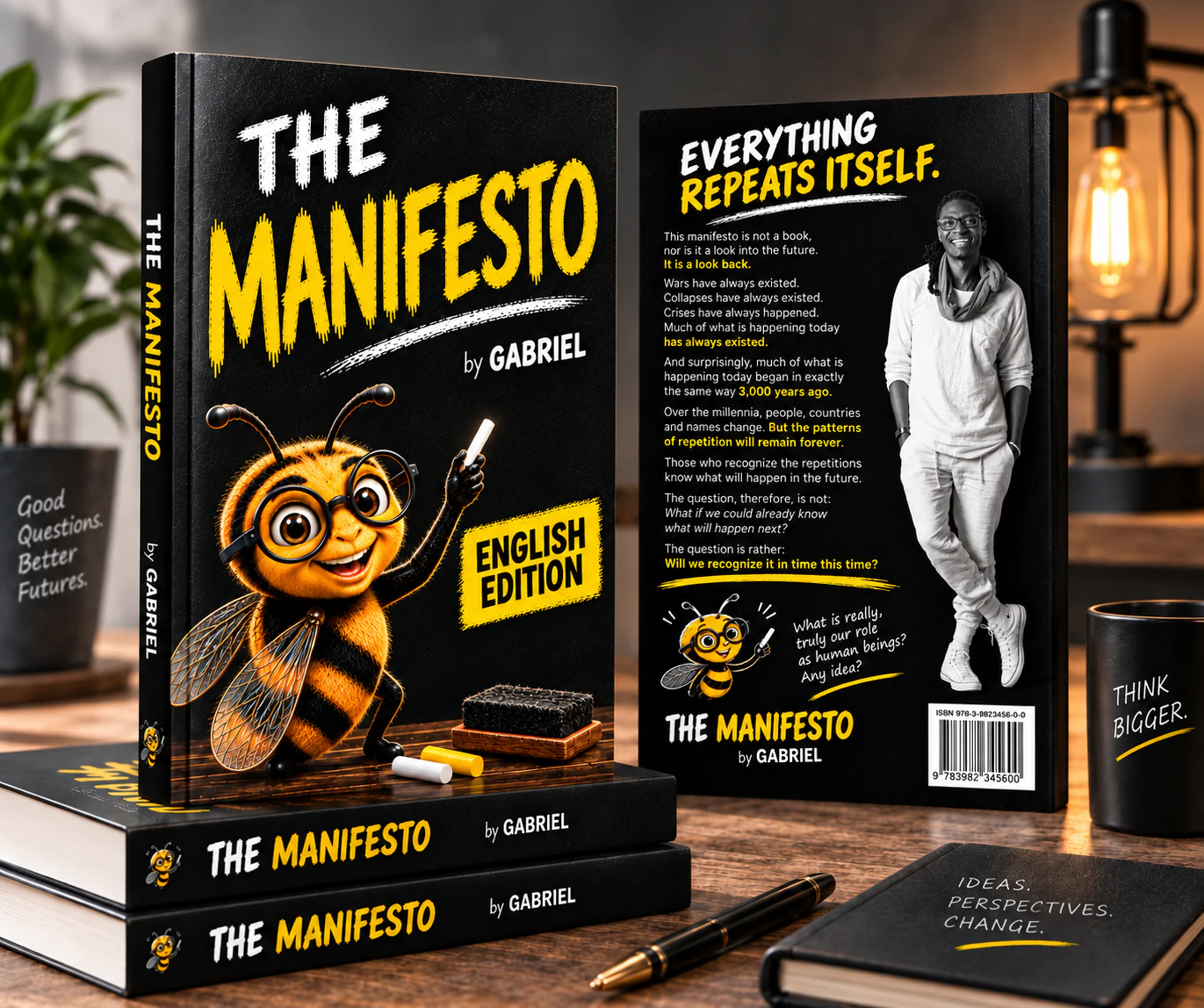 The Manifesto — English book mock-up