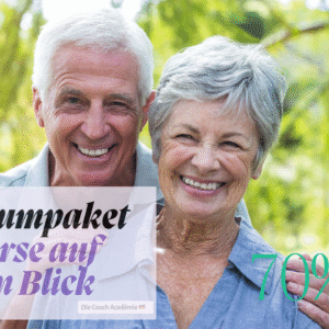 Premiumpaket – 4 Kurse auf einen Blick. Enthalten sind die Lektionen ①, ②, ③ und ④. 🇩🇪