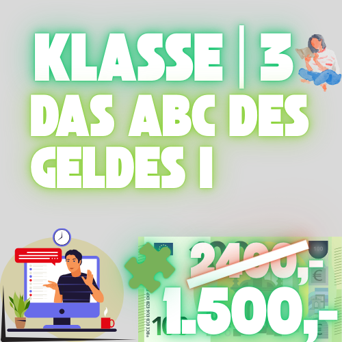 Klasse ③ | Das ABC des Geldes Modul 1 | Die Gebrauchsanweisung für den Notfall | Geld, Bargeld, Ersparnisse, Rücklagen 💚 - Image 4