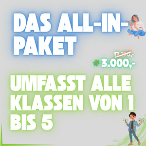 All-in-Paket | + 12 Wochen Begleitung | Enthalten sind die Lektionen ①, ②, ③, ④ und ⑤. 💚